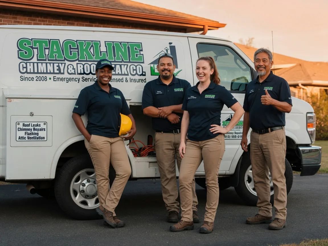 Chimney flashing repair company in New Washington, OH